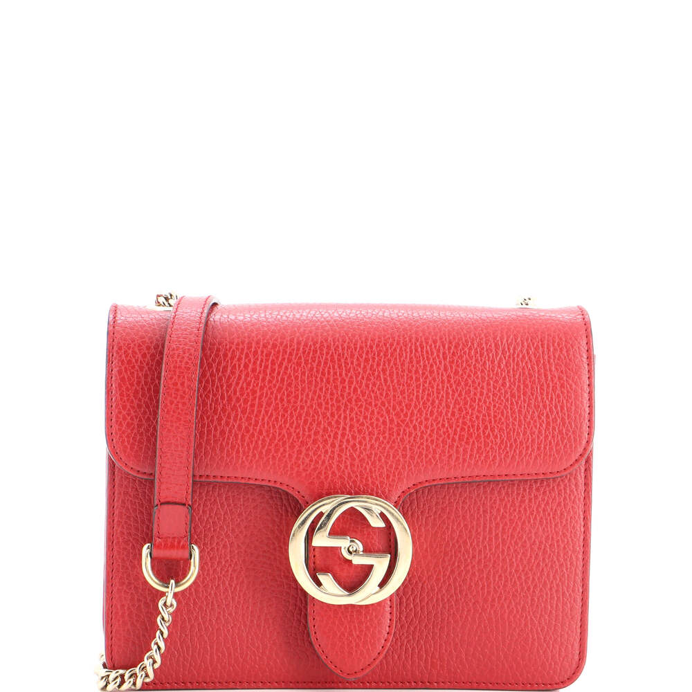 Gucci Interlocking Shoulder Bag Leather #347531G88B